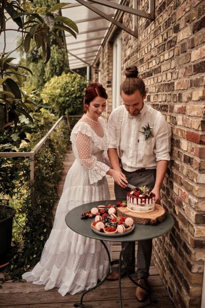 Nachhaltig Heiraten Hochzeitstorte